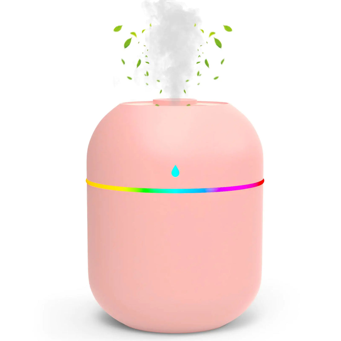 Essential Oil Diffuser 220ml Aromatherapy Diffusers for Home Fragrance Aroma Diffuser with 7 LED Color Night Light and Auto-Off Aromatherapy Mist Diffusers Small Desk Humidifiers for Bedroom